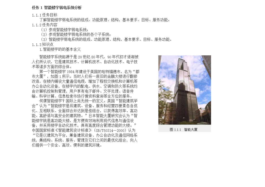 分析智能楼宇弱电系统集成