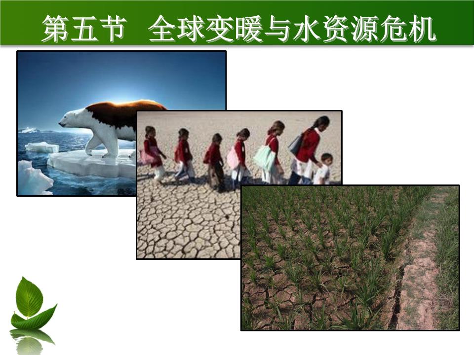 《沪科版九年级物理上册课件_第十二章 第五节 全球变暖与水资源危机