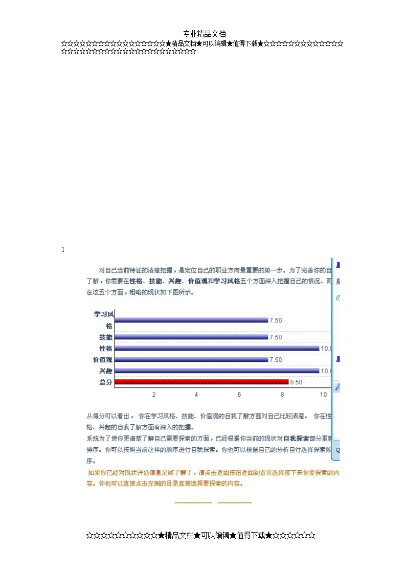 c职业生涯测试结果.doc
