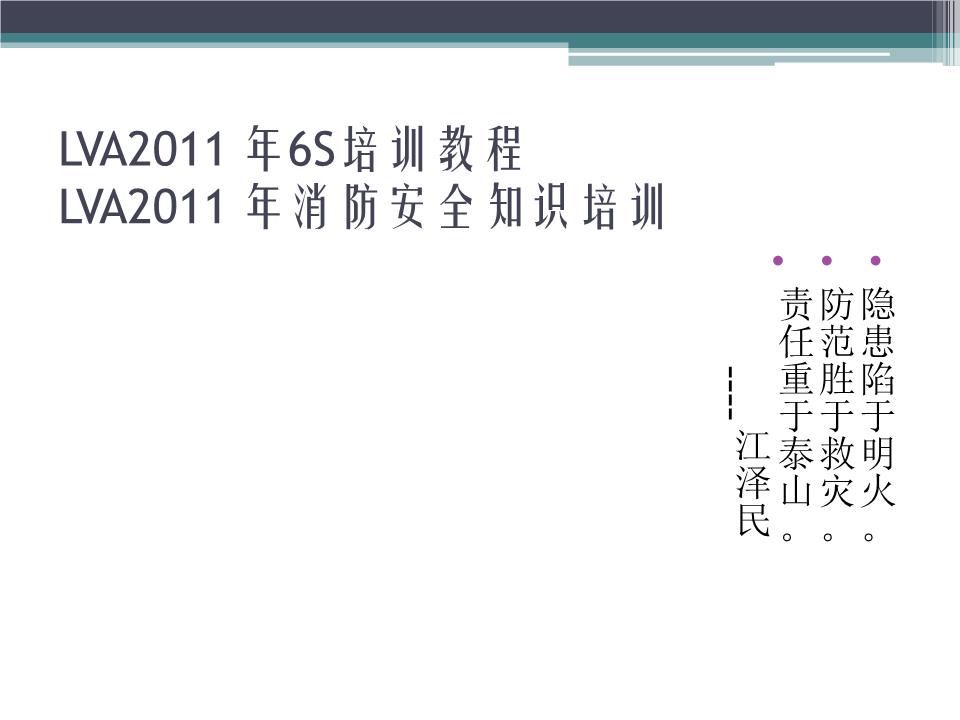 (精)6S及消防安全培训资料.ppt 27页