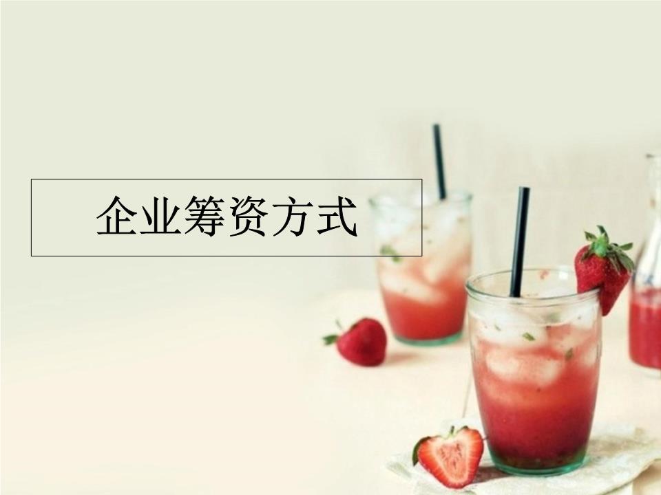 第4章企业筹资方式案例.ppt