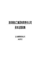 洛铜集团资本运营战略解答.ppt