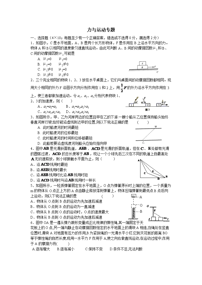 中学试卷网2005-2006高三物理第二轮复习测试