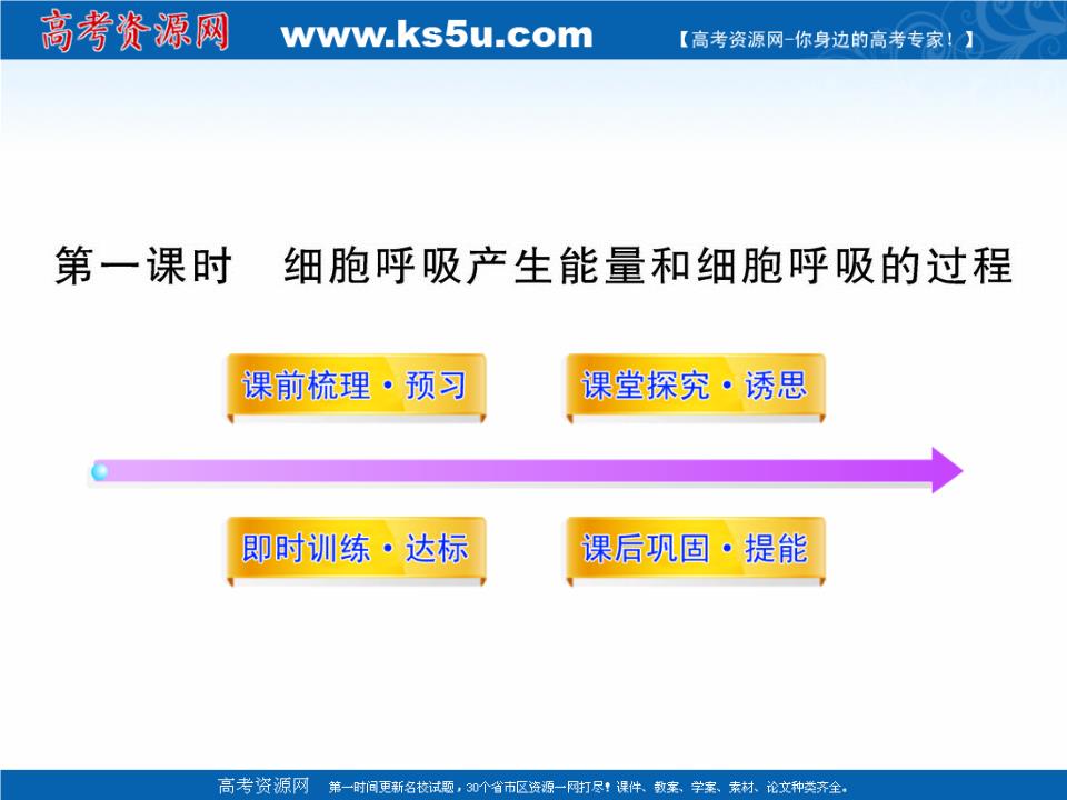 高中生物参考教学第四《光合作用和细胞呼吸》