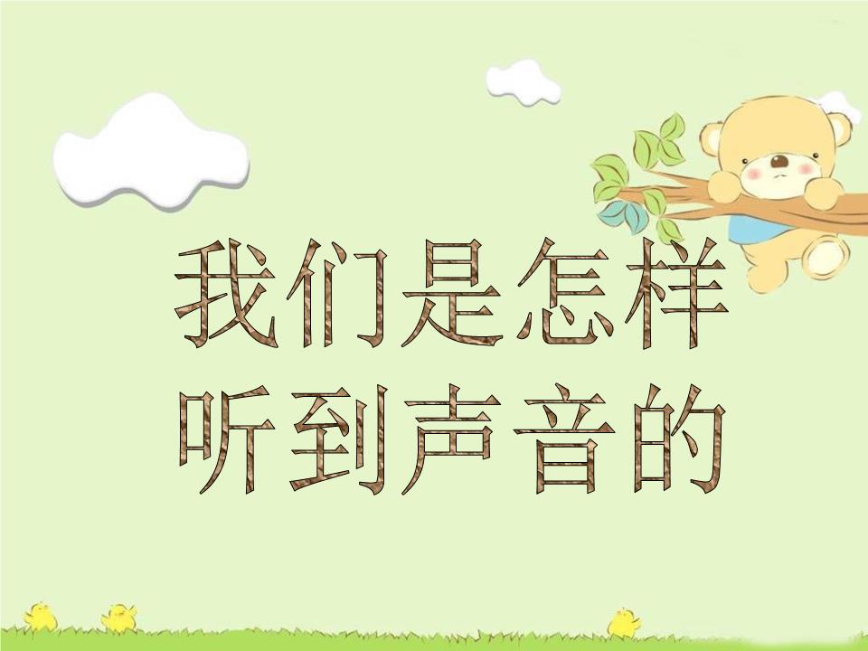3.6《我们是怎样听到声音的》课件.ppt