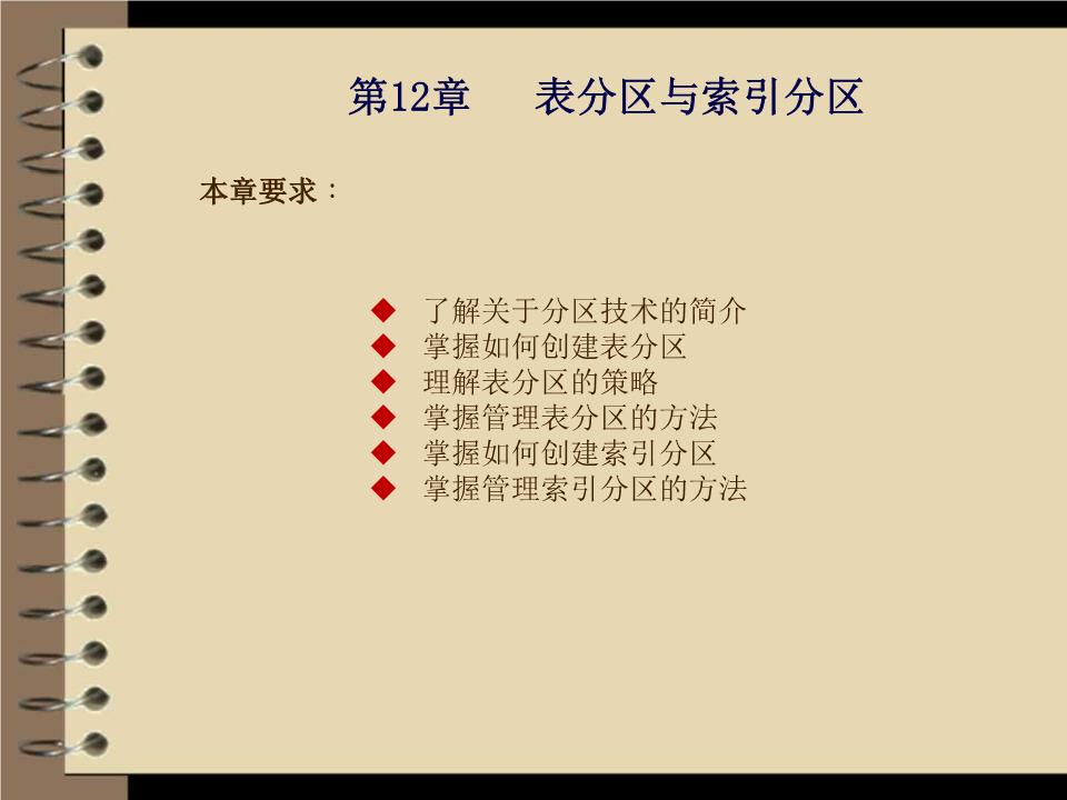 (Oracle应用开发与实战)第12章 表分区与索引分