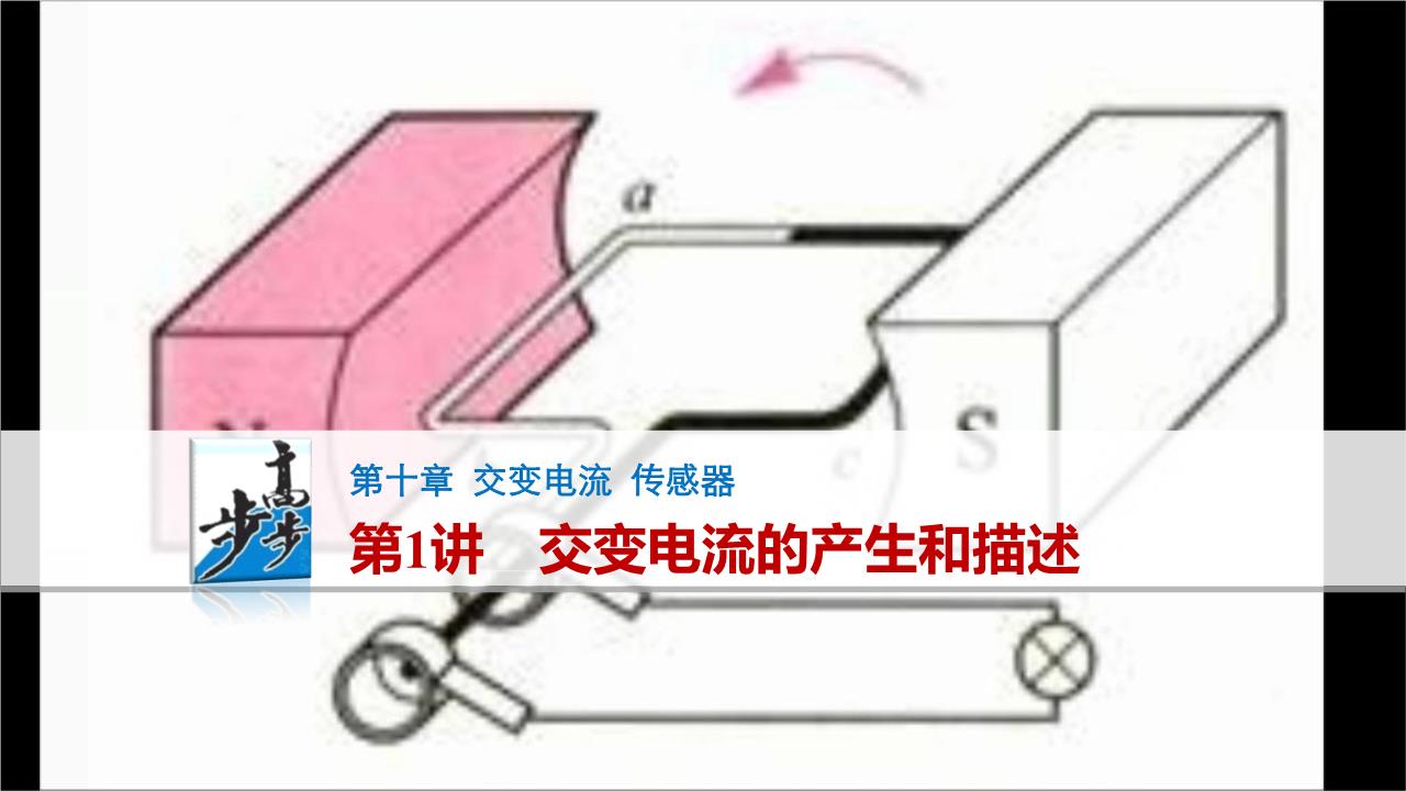 2017年高考物理一轮复习 第10章 交变电流 传感器 第1讲 交变电流的产生和描述 课件(新课标全国).ppt