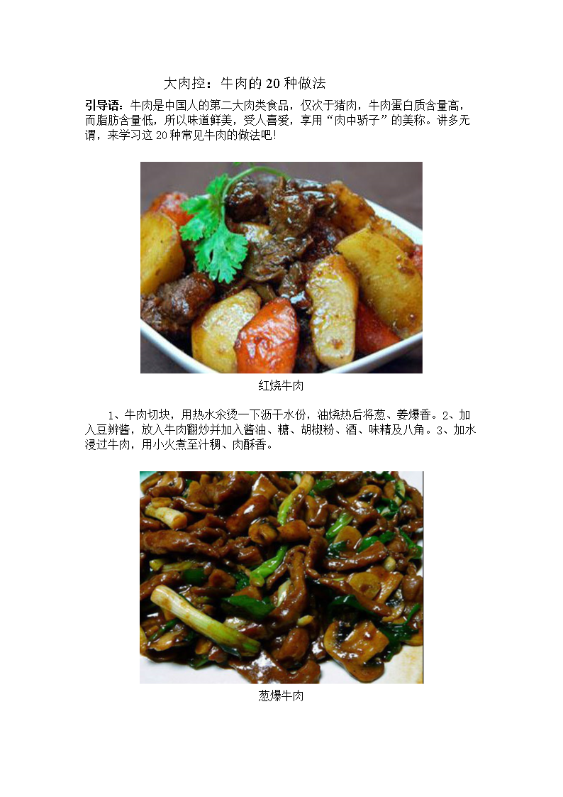 牛肉的20种做法,爱死了!doc
