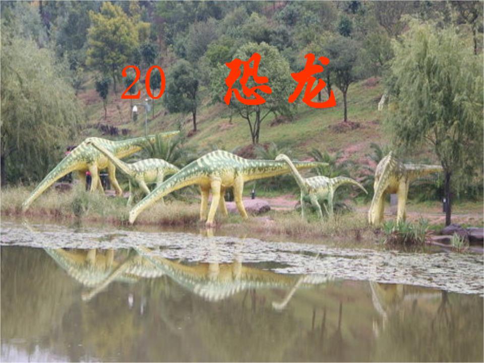 苏教版三年级语文下册20课《恐龙》课件ppt.p