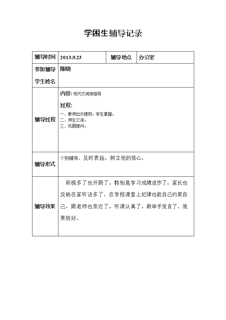 (初中语文学困生辅导记录表.doc