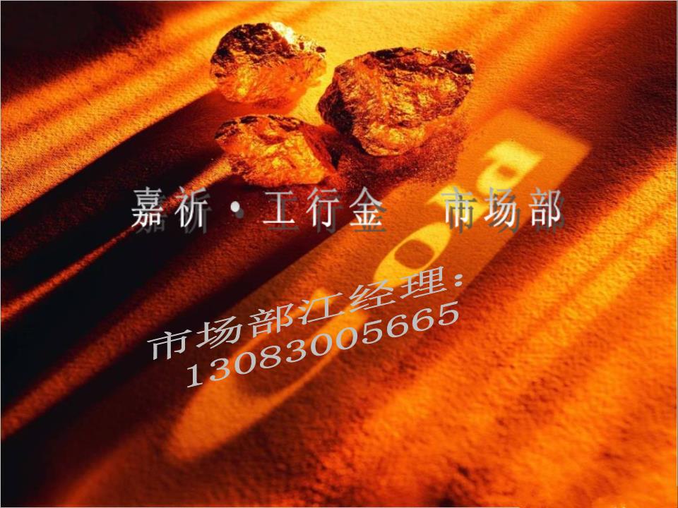 嘉祈工行金简介.ppt